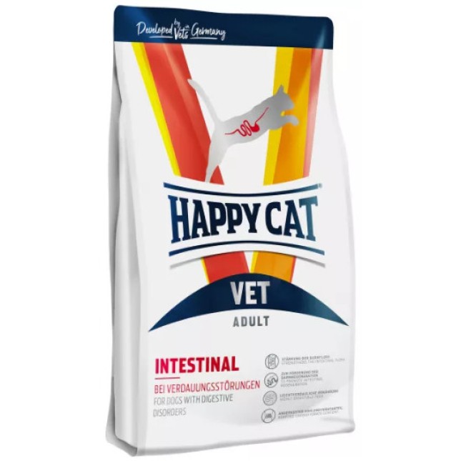 Happy Cat Vet Diet INTESTINALγια οξείες & χρόνιες γαστρεντερικές παθήσεις, παγκρεατική ανεπάρκεια