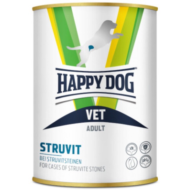 Happy Dog STRUVIT τροφή δίαιτας για ενήλικους σκύλους, με στόχο τη διάλυση των λίθων στρουβίτη
