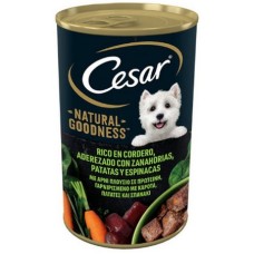 Cesar κονσέρβα αρνί σπανάκι  400gr