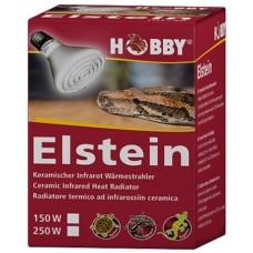 Hobby Elstein Κεραμικός υπέρυθρος σκοτεινός θερμοπομπός για τη διατήρηση ερπετών και εντόμων