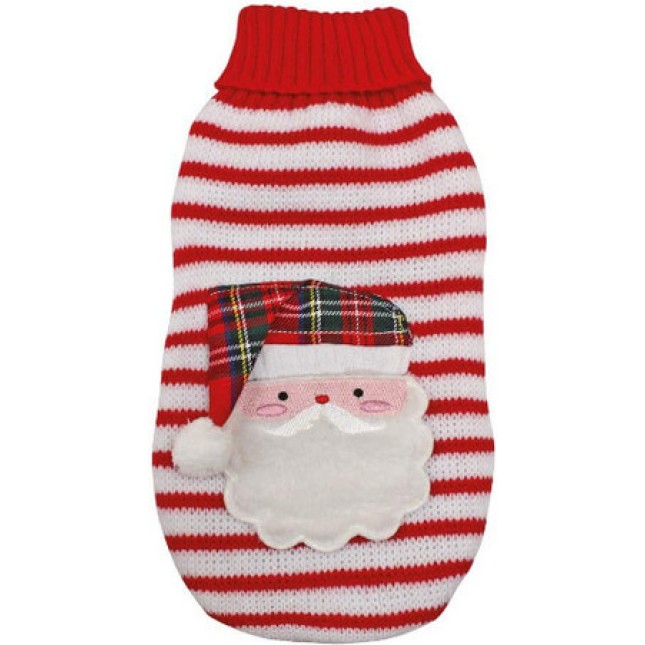 Croci Πουλόβερ χριστουγενιάτικο πουλόβερ Santa pocket 30cm