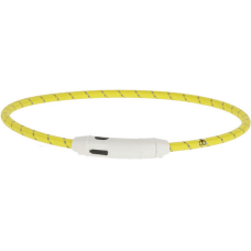 Kerbl κολάρο ασφαλείας νάιλον LED, κίτρινο 65cm Kerbl κολάρο ασφαλείας νάιλον LED, κίτρινο 65cm