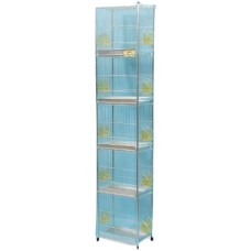 klouvotechniki Ερμής 5όροφο μεσ κλουβί νίκελ 31Χ19.5Χ152cm klouvotechniki Ερμής 5όροφο μεσ κλουβί νίκελ 31Χ19.5Χ152cm