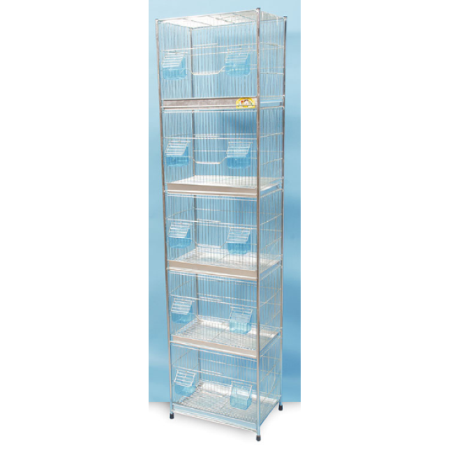 klouvotechniki ζευγ/τρα 5όροφη large νίκελ 40Χ27Χ164cm klouvotechniki ζευγ/τρα 5όροφη large νίκελ 40Χ27Χ164cm