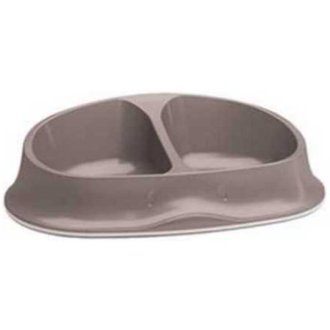Stefanplast πιάτο chic διπλό με αντιολισθητική βάση Stefanplast πιάτο chic διπλό με αντιολισθητική βάση