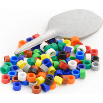 Δαχτυλίδια πλαστικά 100τμχ mixed colours Δαχτυλίδια πλαστικά 100τμχ mixed colours