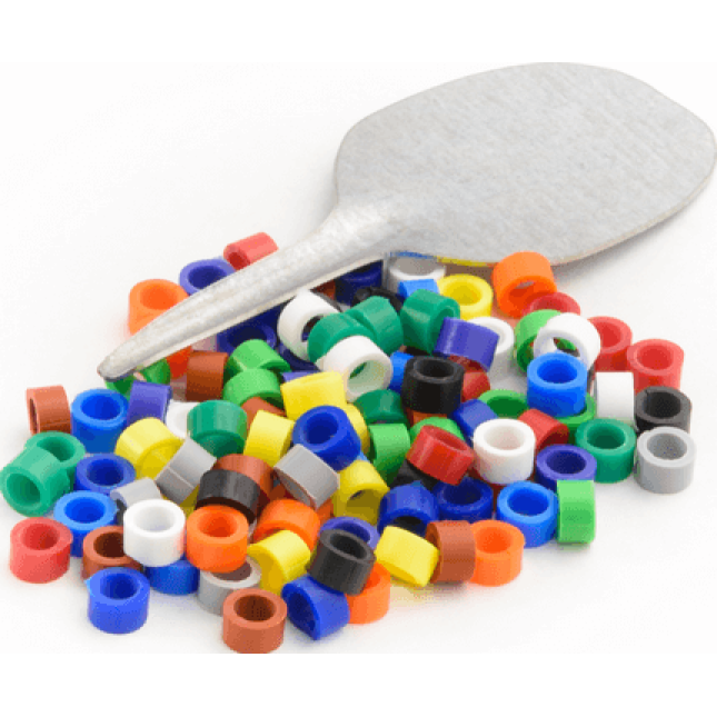 Δαχτυλίδια πλαστικά 100τμχ mixed colours Δαχτυλίδια πλαστικά 100τμχ mixed colours