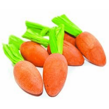 Happypet Critter's choice Carrot nibblers 6pcs παιχνίδια απο ξύλο για τρωκτικά Happypet Critter's choice Carrot nibblers 6pcs παιχνίδια απο ξύλο για τρωκτικά