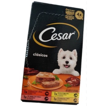 Cesar κοτόπουλο,μοσχάρι,βοδινό-κοτόπουλο,αρνί γαλοπούλα 4*150gr Cesar κοτόπουλο,μοσχάρι,βοδινό-κοτόπουλο,αρνί γαλοπούλα 4*150gr