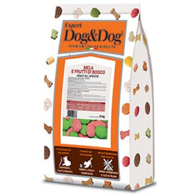 Gheda expert dog&dog μπισκότα Μήλο και Μούρα 1kg χύμα Gheda expert dog&dog μπισκότα Μήλο και Μούρα 1kg χύμα