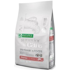 Natures Protection Superior τροφή με σολομό για κουτάβια με λευκό τρίχωμα 10kg Natures Protection Superior τροφή με σολομό για κουτάβια με λευκό τρίχωμα 10kg
