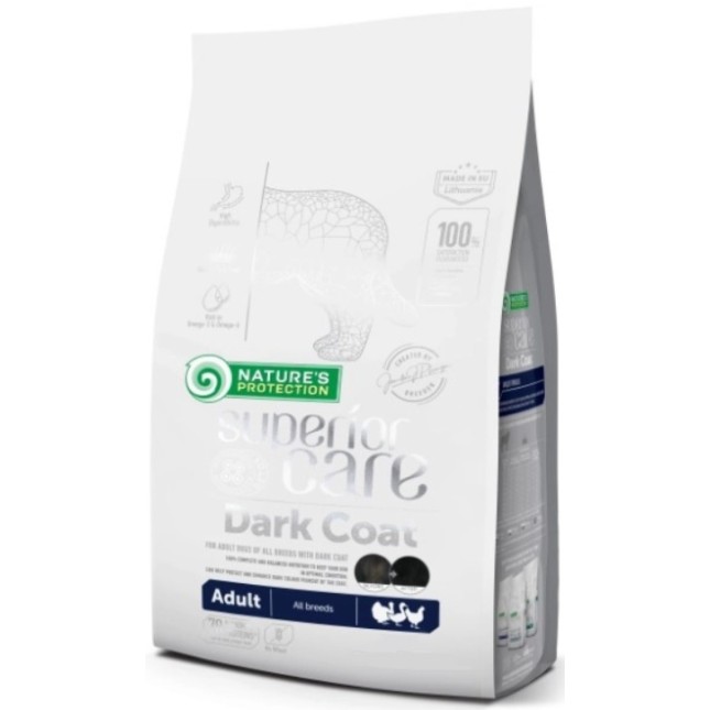 Natures Superior Care τροφή με πουλερικά για ενήλικα σκυλιά με μαύρο τρίχωμα 10kg Natures Superior Care τροφή με πουλερικά για ενήλικα σκυλιά με μαύρο τρίχωμα 10kg
