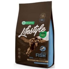 Akvatera τροφή με λευκό ψάρι και krill για ενήλικα σκυλιά 10kg