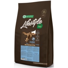Akvatera Lifestyle τροφή με λευκό ψάρι για ενήλικα σκυλιά 10kg