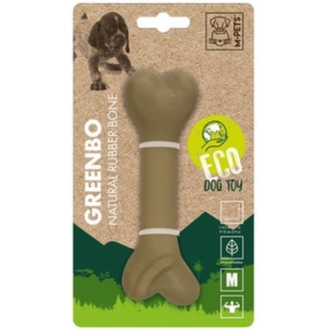 M-pets οστό από φυσικό καουτσούκ 15 x 4.5 x 3.5 cm