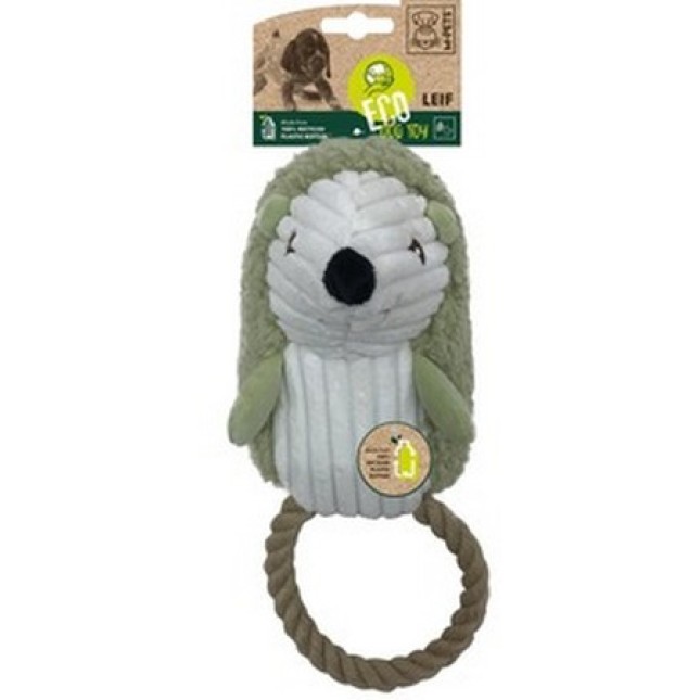 M-pets παιχνιδι σκαντζόχοιρος από ανακυκλωμένα μπουκάλια και σχοινί γιούτας 26 x 13 x 13 cm M-pets παιχνιδι σκαντζόχοιρος από ανακυκλωμένα μπουκάλια και σχοινί γιούτας 26 x 13 x 13 cm