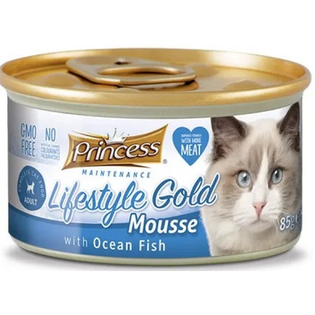 Princess Lifestyle Gold Mousse ψάρι 85g