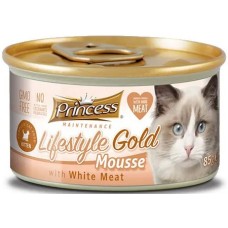 Princess Lifestyle Gold Mousse λευκό κρέας kitten 85g Princess Lifestyle Gold Mousse λευκό κρέας kitten 85g