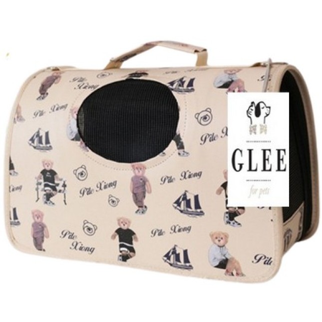 Glee Τσάντα μεταφοράς Beige bears L 50x23x30cm Glee Τσάντα μεταφοράς Beige bears L 50x23x30cm