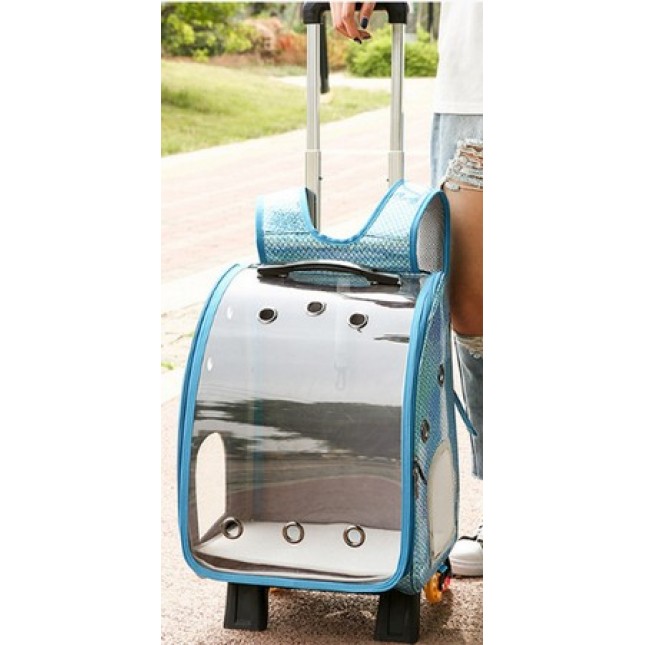 Glee Τσάντα μεταφοράς πλάτης /Blue Trolley για γάτες και μικρόσωμα σκυλιά
