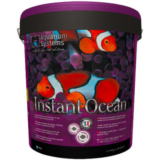 Aquarium systems instant ocean κουβάς 750 lt (25 kg)