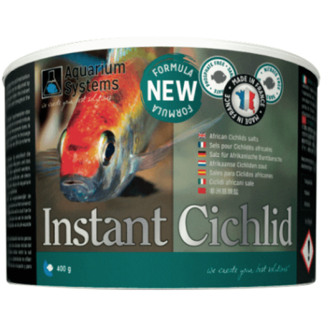 Aquarium systems instant cichlid 750gr διευκολύνει τον εγκλιματισμό των νεοεισαχθέντων άγριων ψαριών