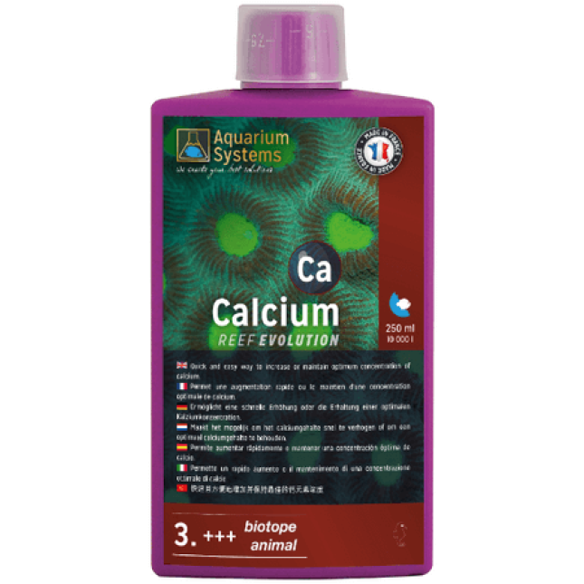 Aquarium systems reef calcium chloride διευκολύνει την γρήγορη αύξηση του επιπέδου ασβεστίου 250 ml Aquarium systems reef calcium chloride διευκολύνει την γρήγορη αύξηση του επιπέδου ασβεστίου 250 ml