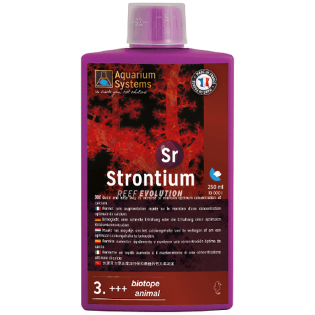Aquarium systems reef strontium σας επιτρέπει να αυξήσετε το επίπεδο του στροντίου στο ενυδρείο σας