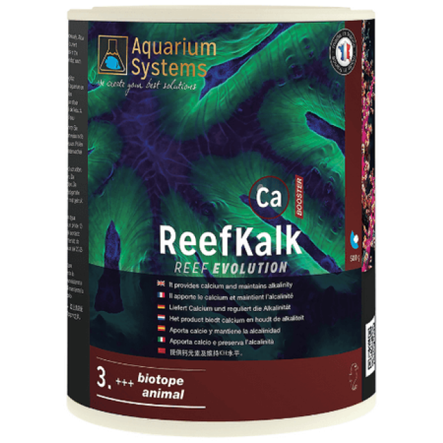 Aquarium systems reefkalk για καλύτερη ανάπτυξη σε μαλακά και πετρώδη κοράλλια, μαλάκια κ.α 500 gr