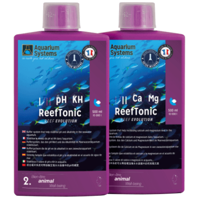 Aquarium systems reef tonic διατηρεί αξιόπιστα την ισορροπία μεταξύ διοξειδίου του άνθρακα και ασβεσ