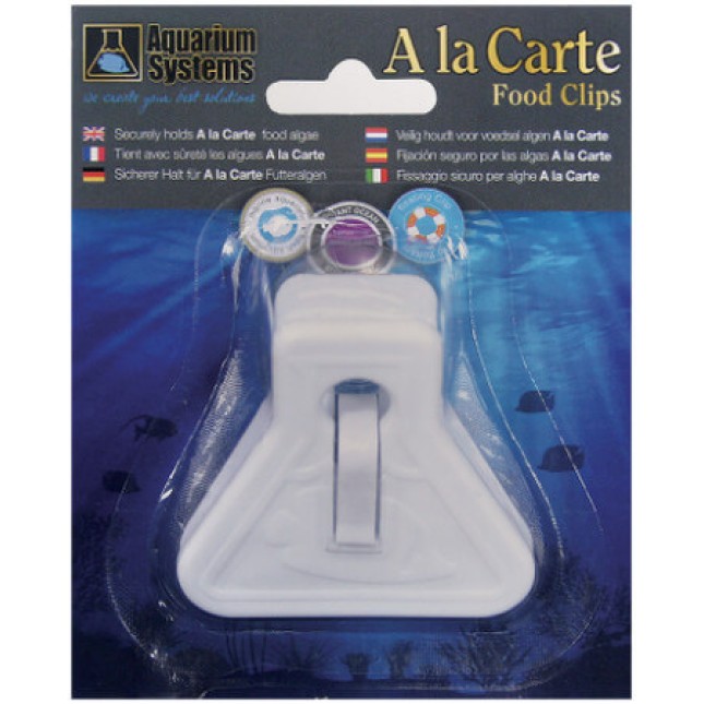 Aquarium systems food clips για να στερεώσετε διάφορες φυσικές τροφές ψαριών στο πλάι του ενυδρείου