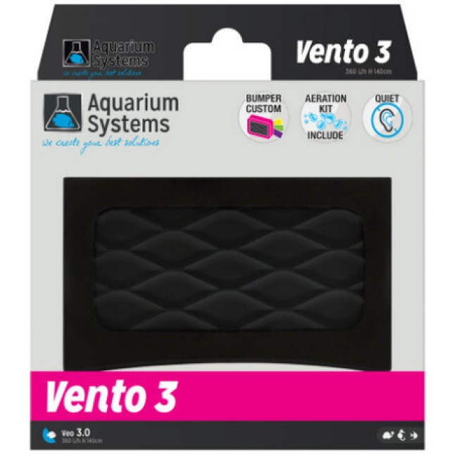 Aquarium systems αεραντλία vento προσφέρει χαμηλή κατανάλωση ενέργειας και ισχυρή ροή αέρα