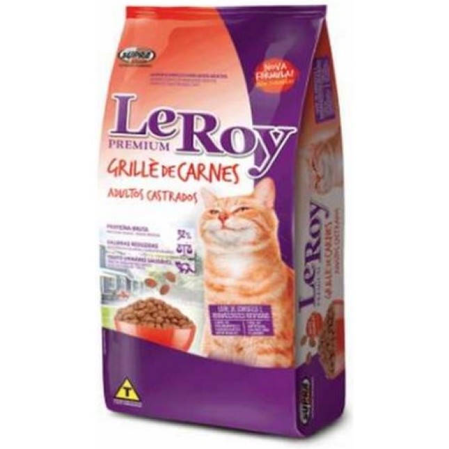 Supra LeRoy grill πλήρης τροφή για στειρωμένες γάτες με πουλερικά και σολομό