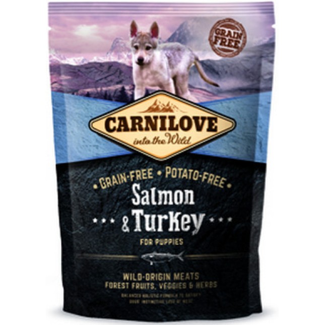 Carnilove για κουτάβια με σολομό 1,5kg Carnilove για κουτάβια με σολομό 1,5kg