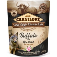 Carnilove τροφή σκύλου σε φακελάκι Buffalo with Rosehips με υψηλή περιεκτικότητα σε κρέας