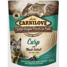 Carnilove τροφή σκύλου σε φακελάκι με Carp with Black Carrot με υψηλή περιεκτικότητα σε κρέας