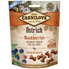 Carnilove Snack Fresh & τραγανή στρουθοκάμηλος με βατόμουρα 200g Carnilove Snack Fresh & τραγανή στρουθοκάμηλος με βατόμουρα 200g