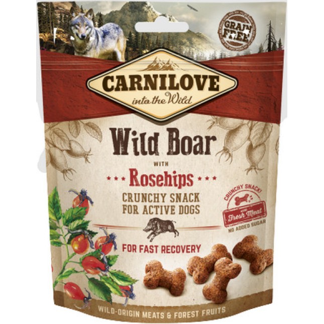 Carnilove Snack Fresh & τραγανή στρουθοκάμηλος με βατόμουρα 200g Carnilove Snack Fresh & τραγανή στρουθοκάμηλος με βατόμουρα 200g