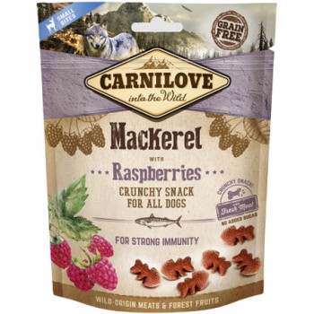 Carnilove Snack Fresh & Crunchy σκουμπρί με σμέουρα 200g Carnilove Snack Fresh & Crunchy σκουμπρί με σμέουρα 200g