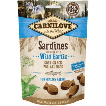 Carnilove Snack Soft σαρδέλες & άγριο σκόρδο 200g