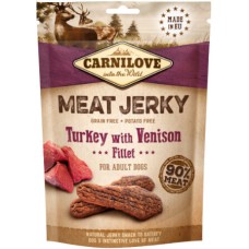 Carnilove SN Jerky με φιλέτο γαλοπούλας με ελάφι,ακαταμάχητη γεύση που συμπληρώνει τη διατροφή 100g Carnilove SN Jerky με φιλέτο γαλοπούλας με ελάφι,ακαταμάχητη γεύση που συμπληρώνει τη διατροφή 100g