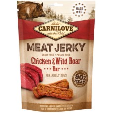 Carnilove SN Jerky με κοτόπουλο και αγριογούρουνο ακαταμάχητη γεύση που συμπληρώνει τη διατροφή 100g Carnilove SN Jerky με κοτόπουλο και αγριογούρουνο ακαταμάχητη γεύση που συμπληρώνει τη διατροφή 100g