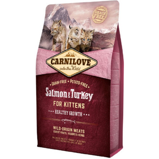 Carnilove Cat για γατάκια με σολομό για μια υγιή και άριστη σωματική ανάπτυξη Carnilove Cat για γατάκια με σολομό για μια υγιή και άριστη σωματική ανάπτυξη