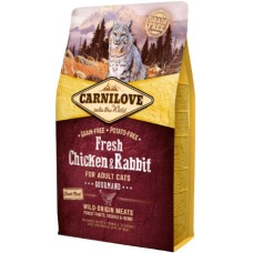 Carnilove για ενήλικες γάτες με φρέσκο κοτόπουλο και κουνέλι 2kg