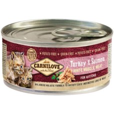 Carnilove Cat κονσέρβα για γατάκια με σολομό και γαλοπούλα 100gr