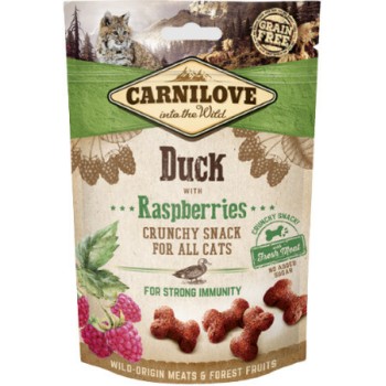 Carnilove Snack με φρέσκια πάπια & βατόμουρα εμπνευσμένο από τη διατροφή με κρέας άγριας προέλευσης Carnilove Snack με φρέσκια πάπια & βατόμουρα εμπνευσμένο από τη διατροφή με κρέας άγριας προέλευσης