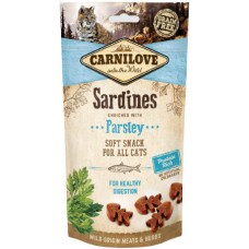 Carnilove Snack με μαλακές σαρδέλες & μαϊντανό εμπνευσμένο από τη διατροφή με κρέας άγριας προέλευση Carnilove Snack με μαλακές σαρδέλες & μαϊντανό εμπνευσμένο από τη διατροφή με κρέας άγριας προέλευση