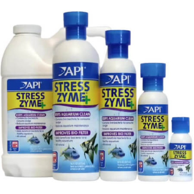 API stress zyme βακτηριακό καθαριστικό, διατηρεί το ενυδρείο σας καθαρό για πιο υγιή ψάρια