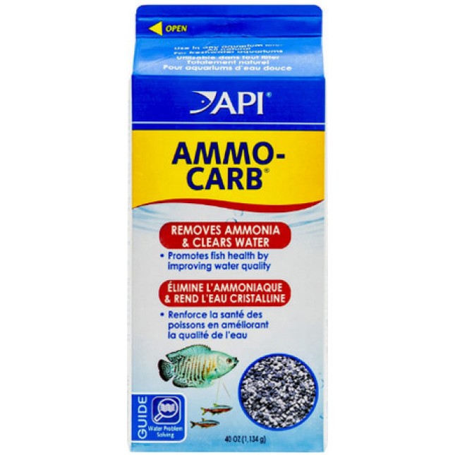 API ammo-carb διηθητικό μέσο για να απαλλάξει το νερό του ενυδρείου από διαλυμένα οργανικά υλικά API ammo-carb διηθητικό μέσο για να απαλλάξει το νερό του ενυδρείου από διαλυμένα οργανικά υλικά