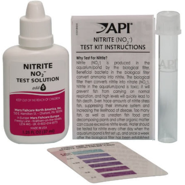 API test nitrite γλυκού & θαλασσινού νερού  διαβάζει τα επίπεδα νιτρωδών γρήγορα και με ακρίβεια
